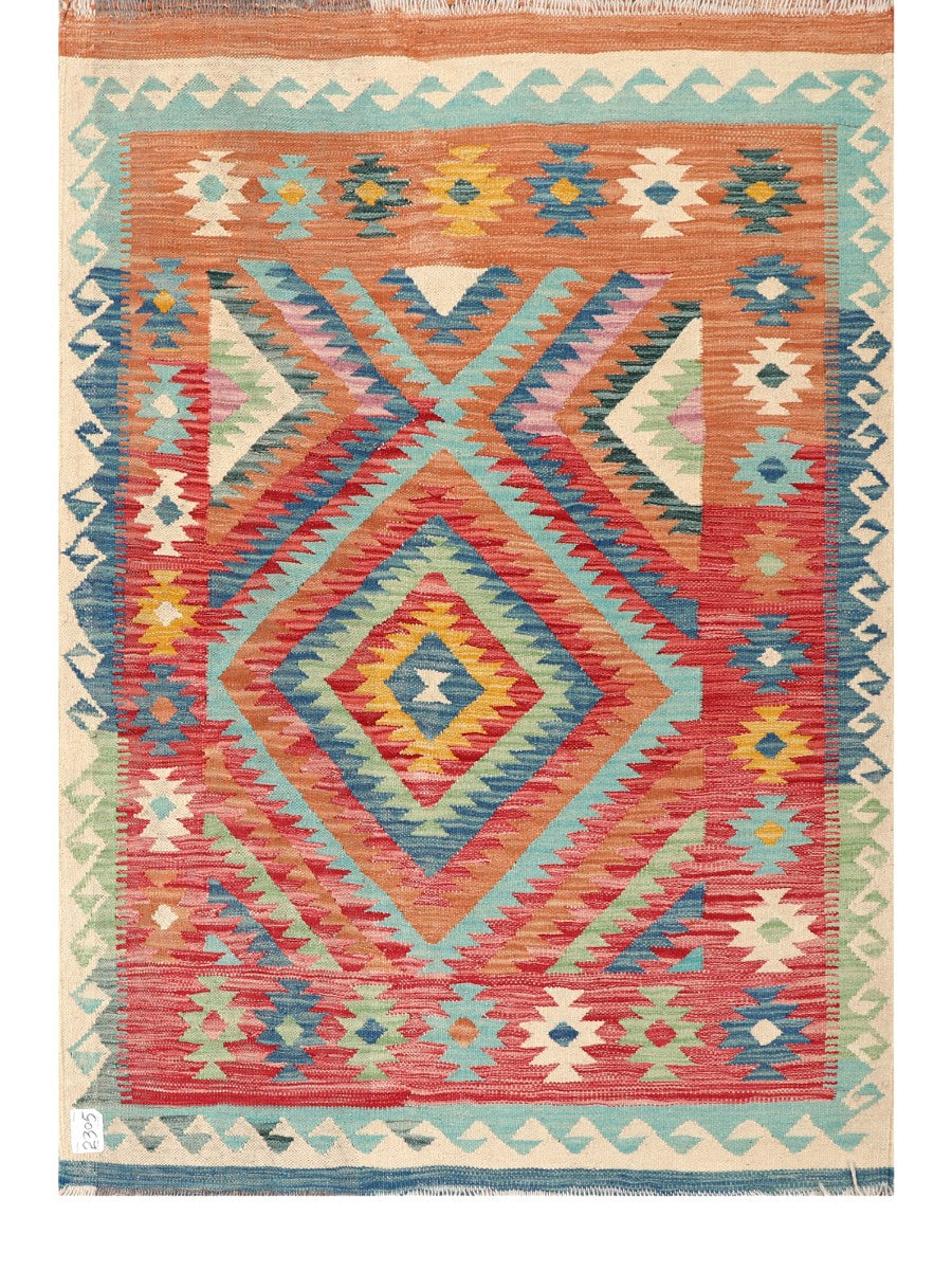 Maimana Afghanistan Kilim Rug - 151 x105 cm
