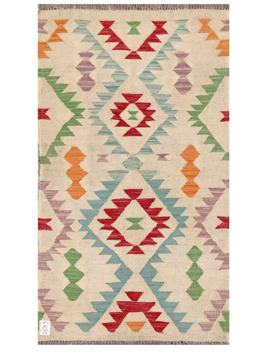 Maimana Afghanistan Kilim Rug - 149 x 84 cm