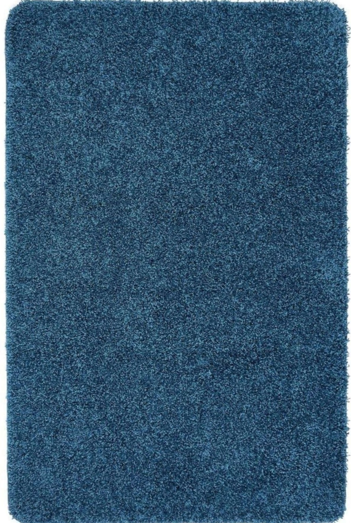 Washable Teal Shaggy Rug