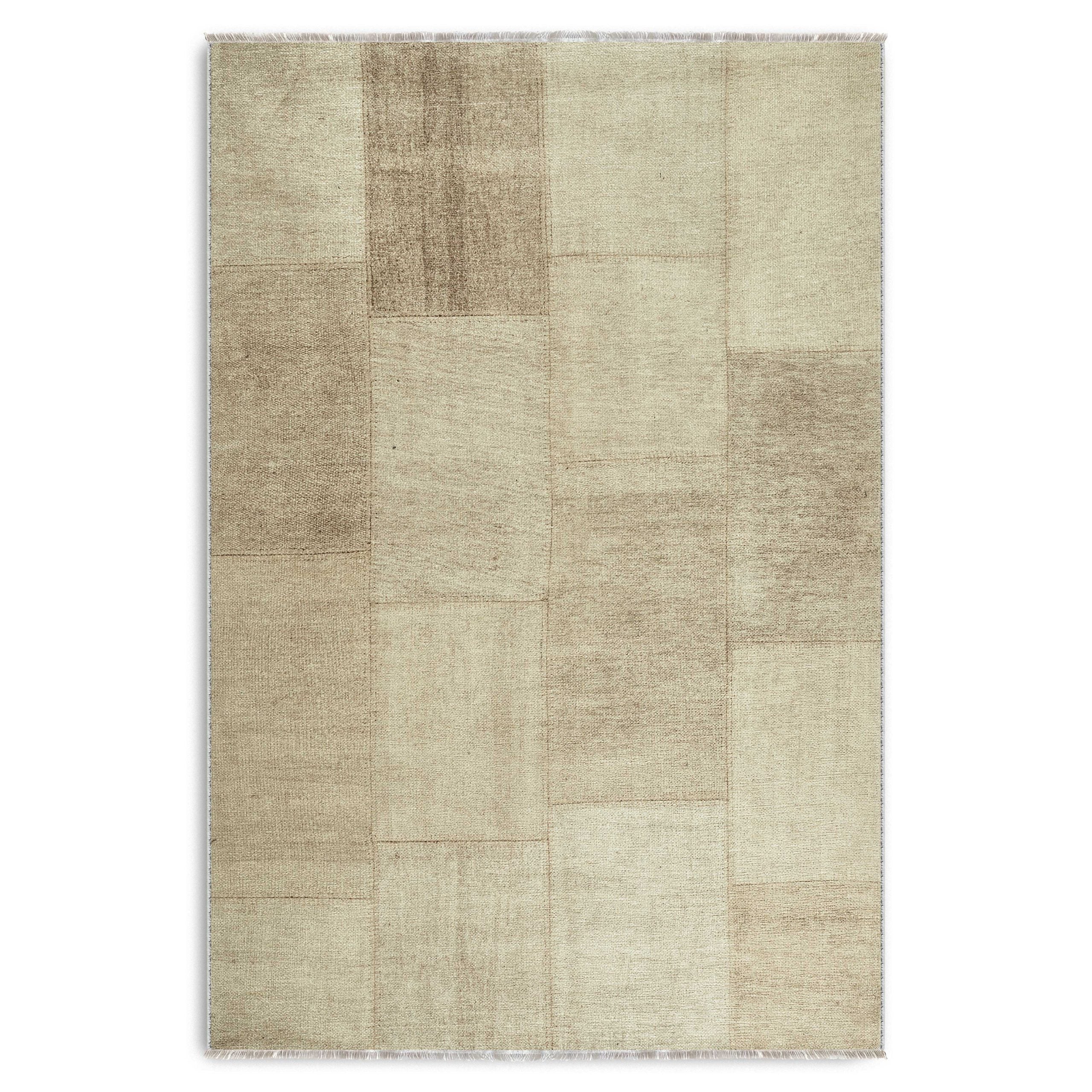 Netline Home Cream White Ethnic Classic Vintage Machine Washable Chenille Rug Design 3021-01 - Hilltop Photoshoot - Netline Home