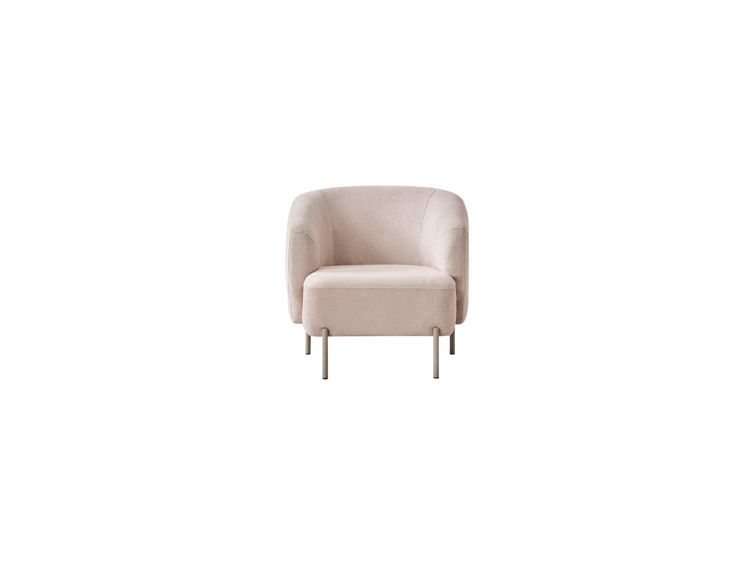 Netline Home Interior Vegas armchair with plush fabric and modern design, ideal for comfortable accent seating in living rooms.