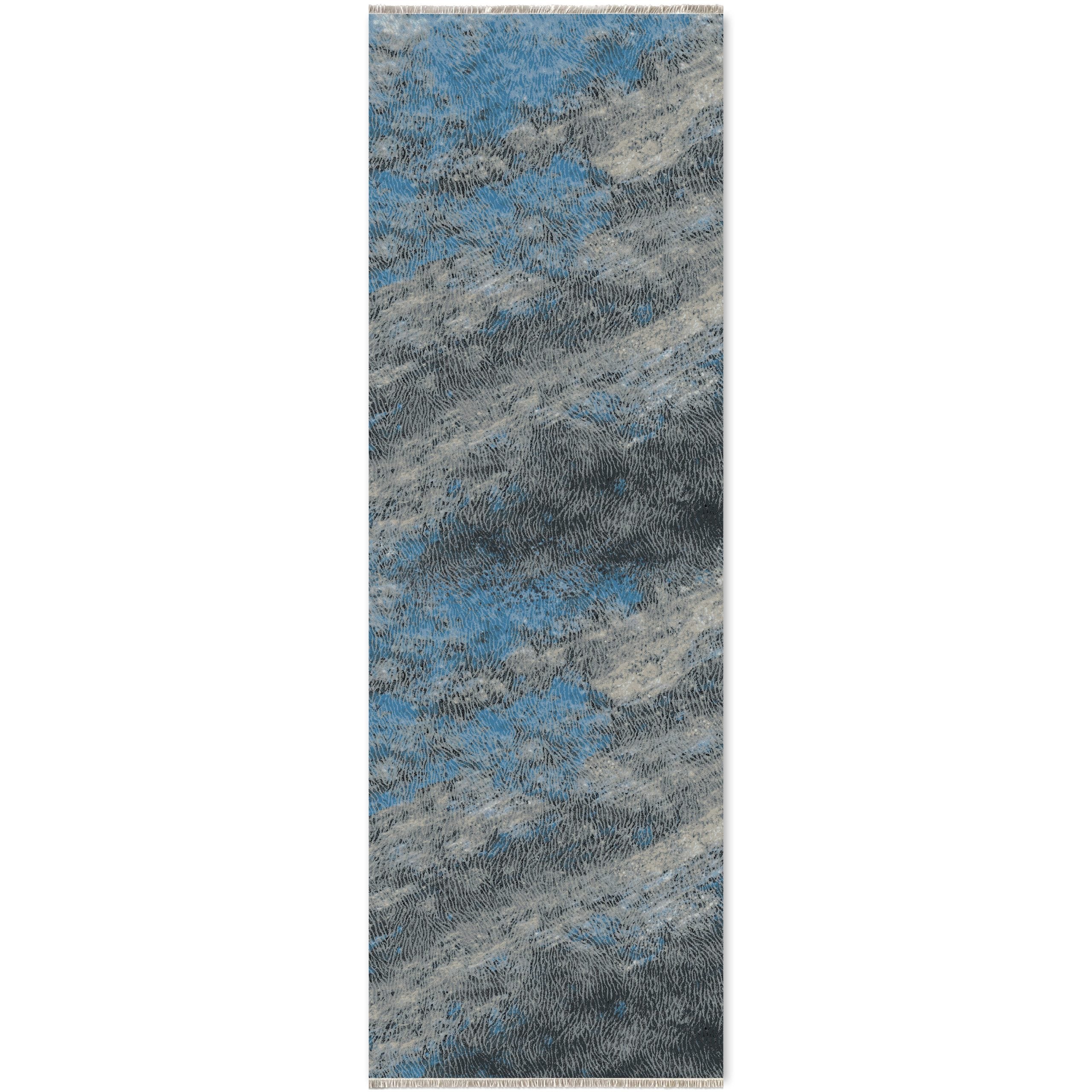 Netline Home Blue Navy Modern Machine Washable Chenille Rug Design 321-01 - Gallery Image 6 - Netline Home