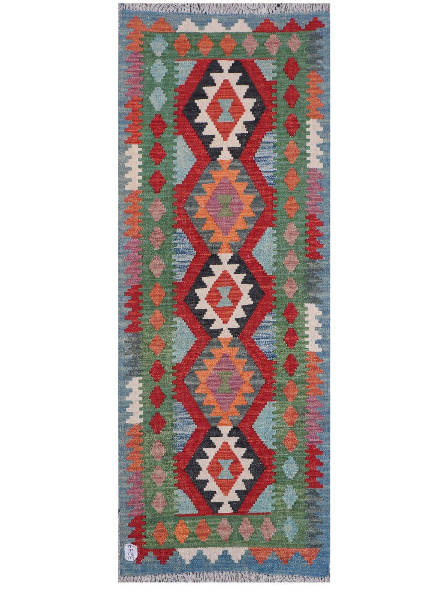 Maimana Afghanistan Kilim Rug - 191 x72 cm