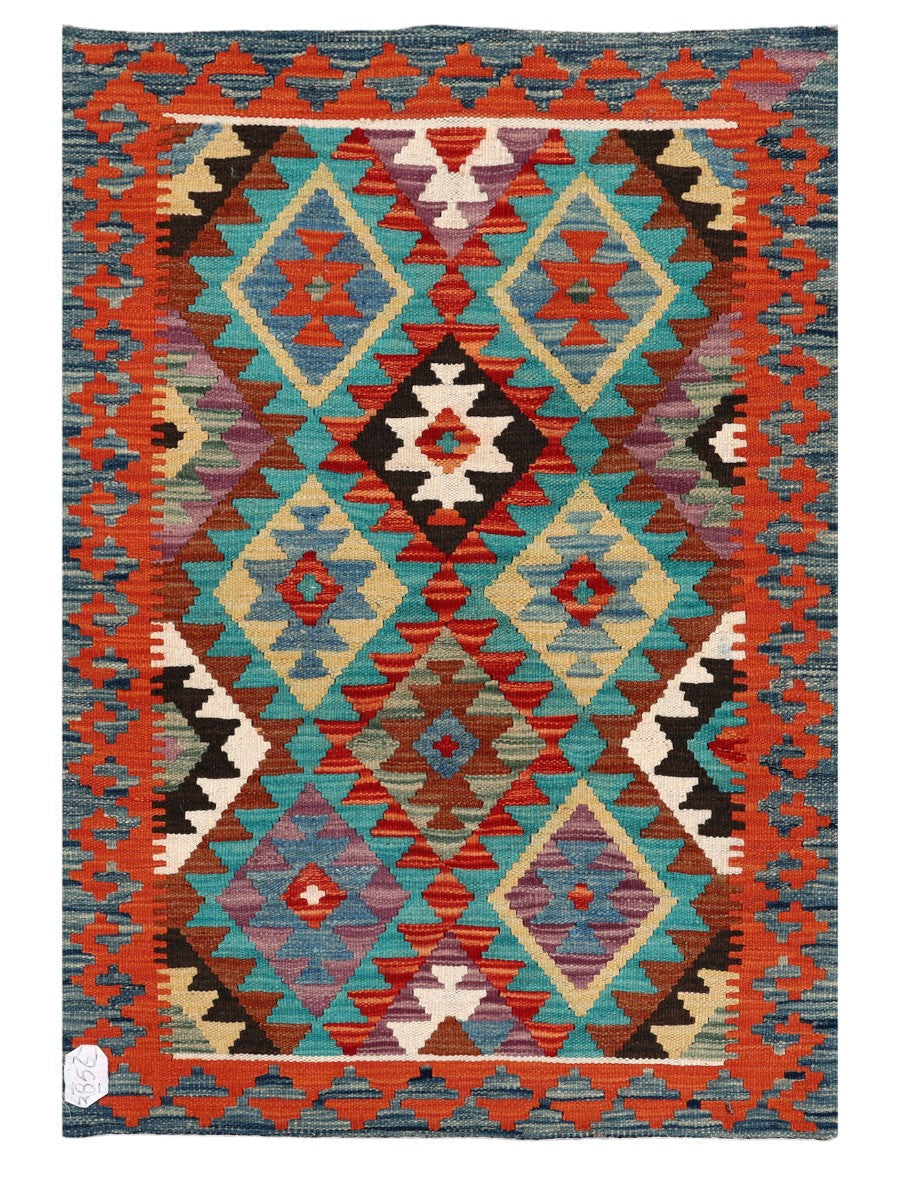 Maimana Afghanistan Kilim Rug - 117 x 80 cm
