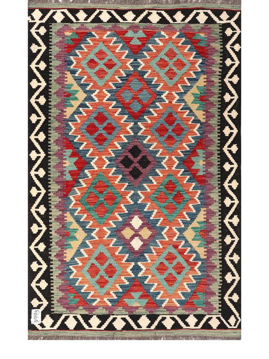 Maimana Afghanistan Kilim Rug - 160 x103 cm