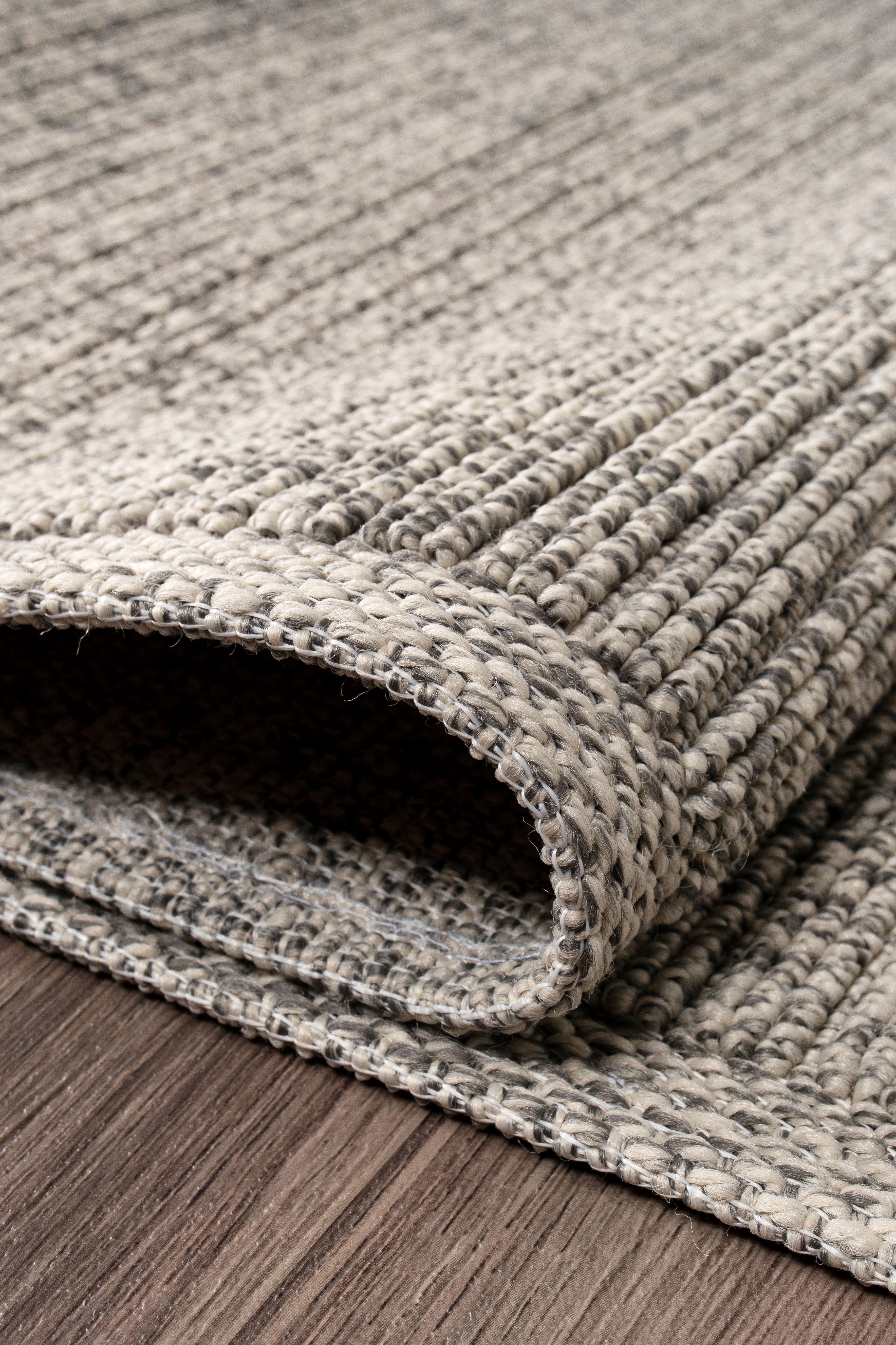 Tappeto Netline Home Rugs Depot Kilim grigio a trama piatta Bravvo BR006 – Fibre sintetiche resistenti, camera da letto, studio, cameretta dei bambini, ingresso