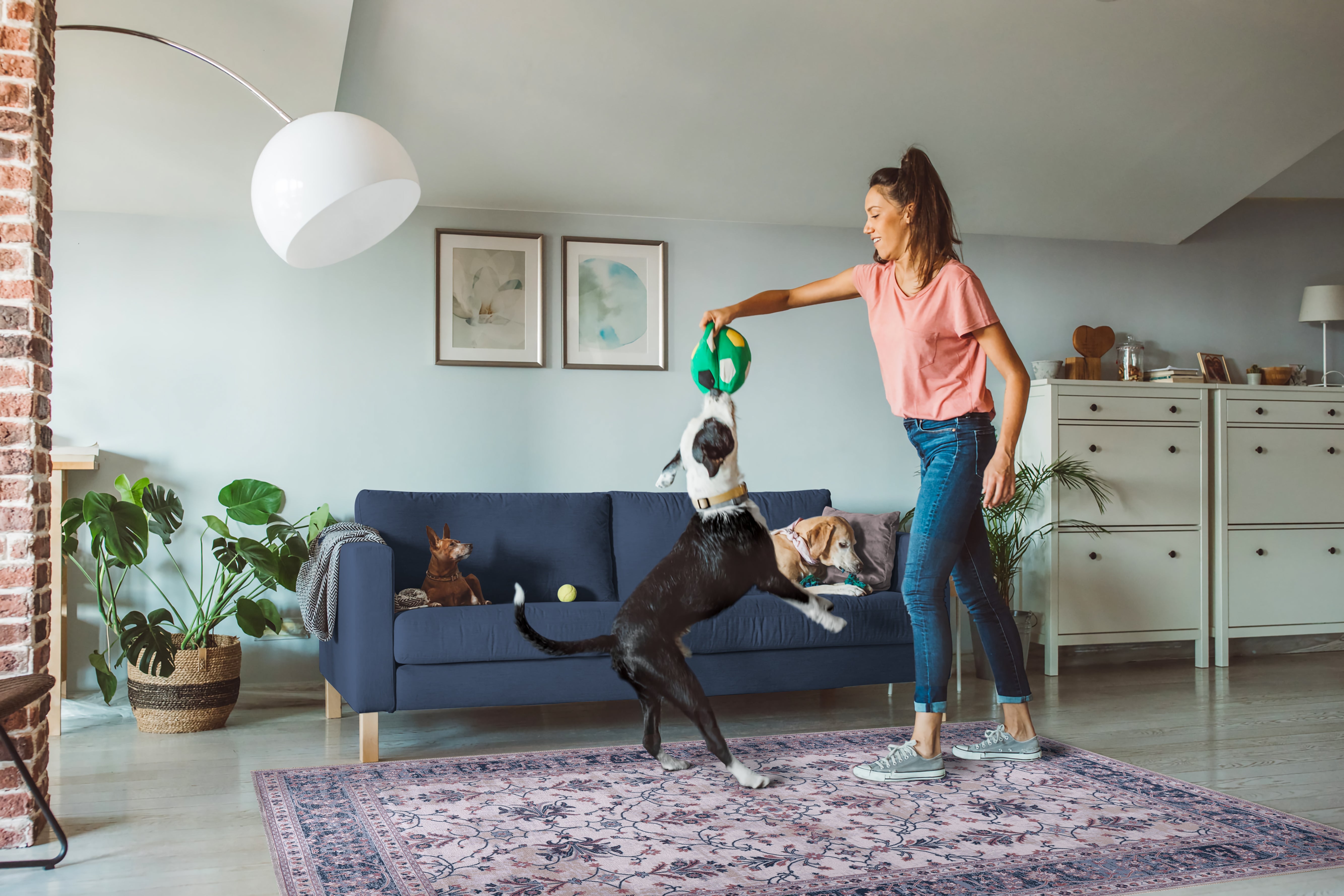 Netline Home Rugs Depot Kilim Red Medallion Washable Rug Design LD0015