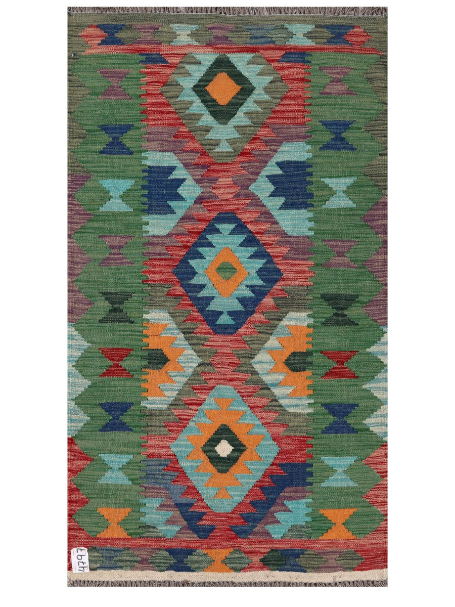 Maimana Afghanistan Kilim Rug - 152 x 84 cm