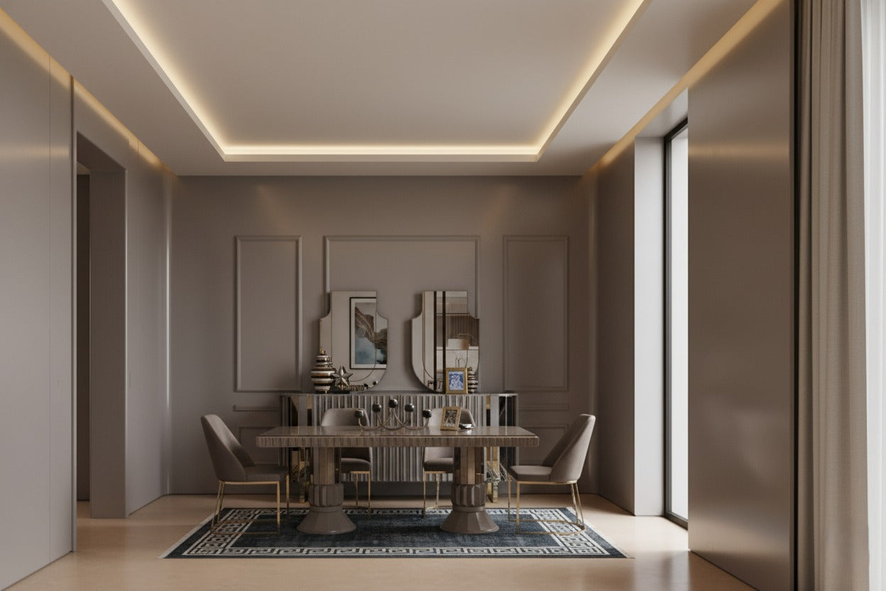 Luxori Dining Room (SK) by Netline Interiors