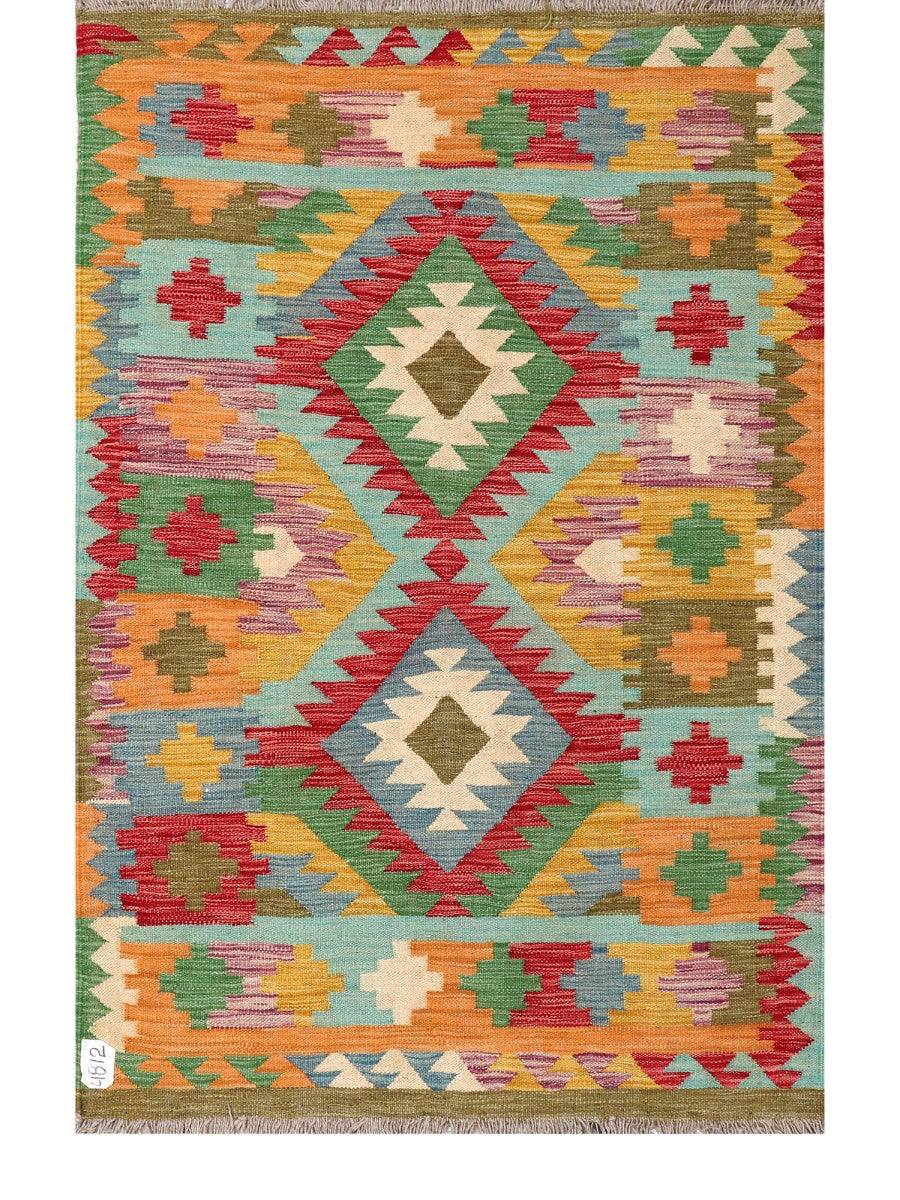 Maimana Afghanistan Kilim Rug - 152 x103 cm
