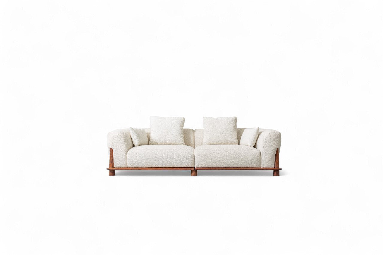 Corvette 3 Seater Sofa by Netline Home Interior featuring stylish fabric upholstery and comfortable seating for living rooms.