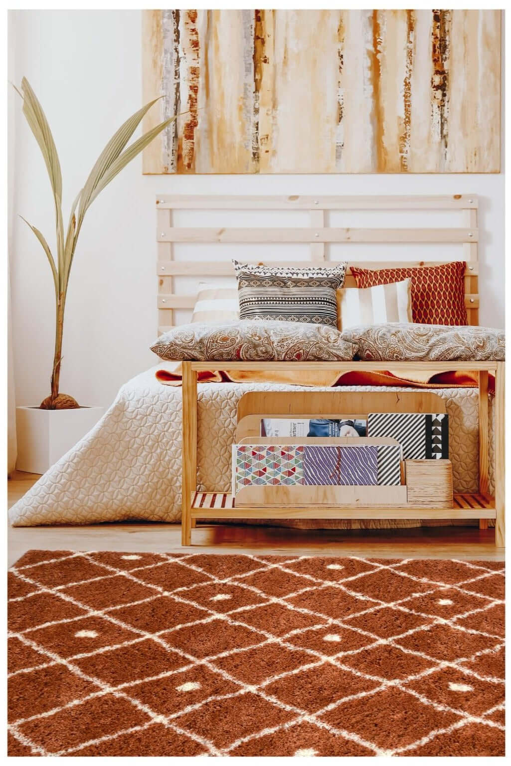 Snug Nomadic Shaggy Rug | I044A