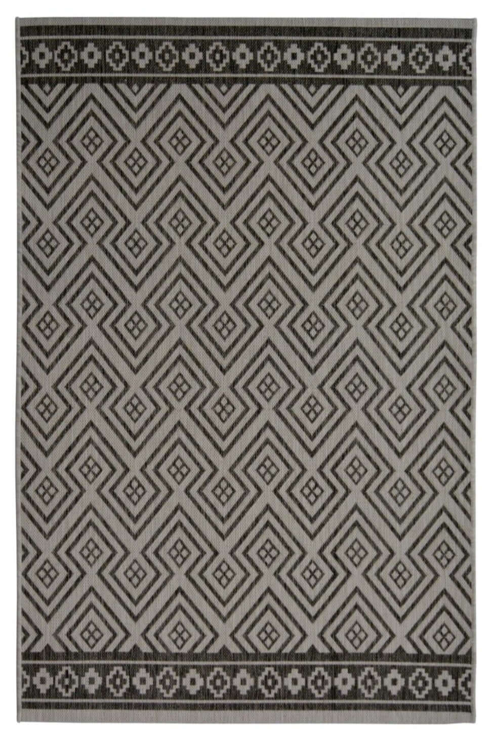 County Geo Grey Indoor/Outdoor Rug – 11344A