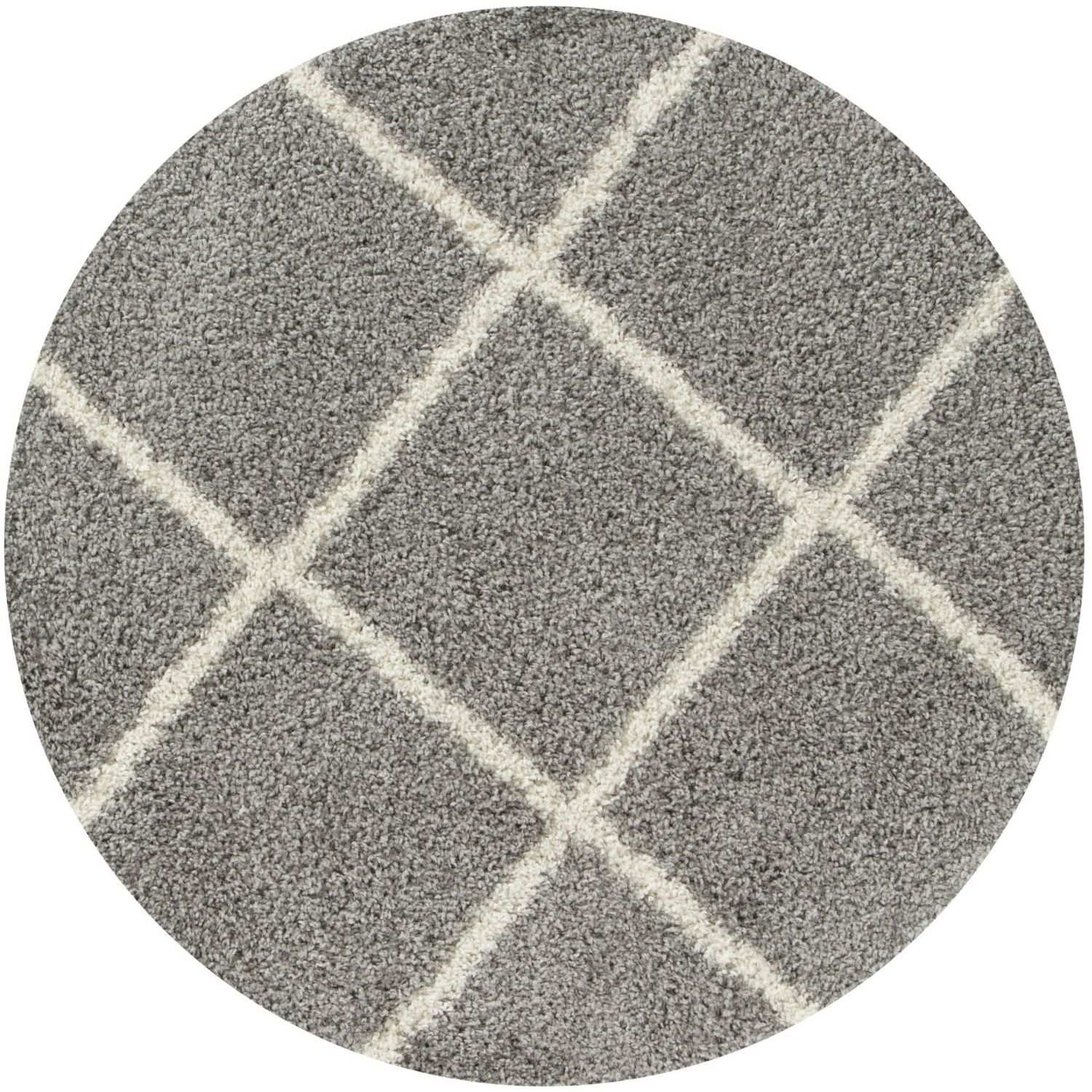 Moroccan Grey Shaggy Rug | 510