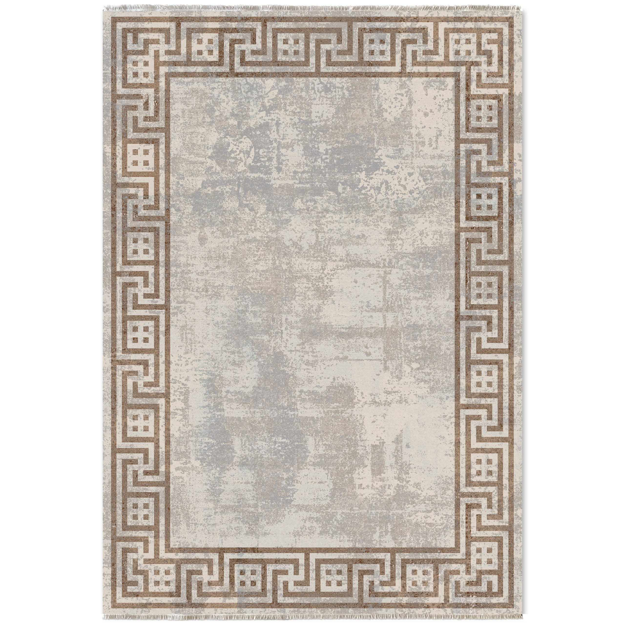 Netline Home Mink Brown Modern Machine Washable Chenille Rug Design NH7077 - Hilltop Photoshoot - Netline Home