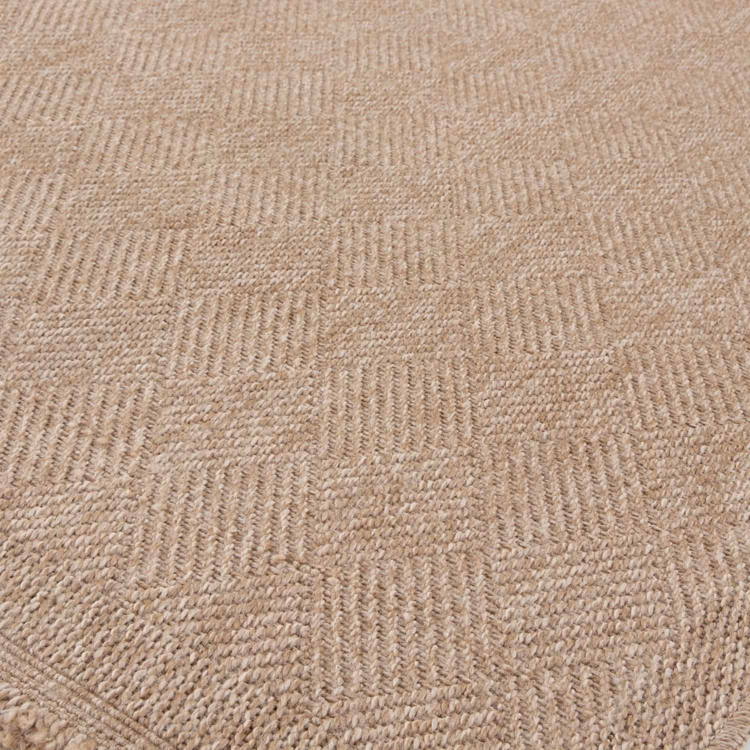 Neutral outdoor rug by The Rugs, 5300N Nature collection, showing a textured, weather-resistant rug suitable for outdoor spaces.