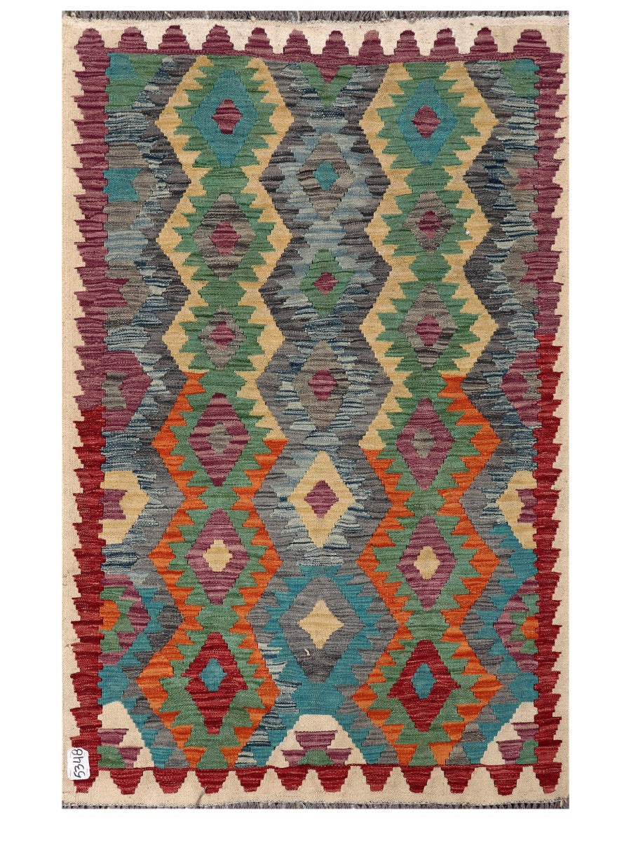 Maimana Afghanistan Kilim Rug - 159 x101 cm
