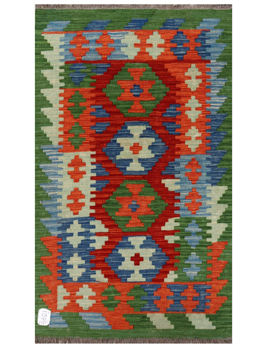Maimana Afghanistan Kilim Rug - 129 x 75 cm