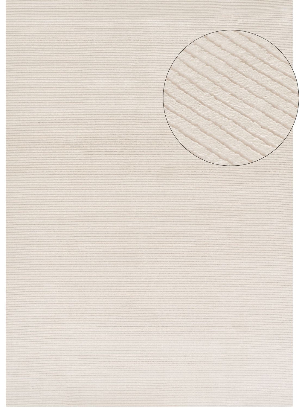 Carmel Cream Striped Rug – 6010