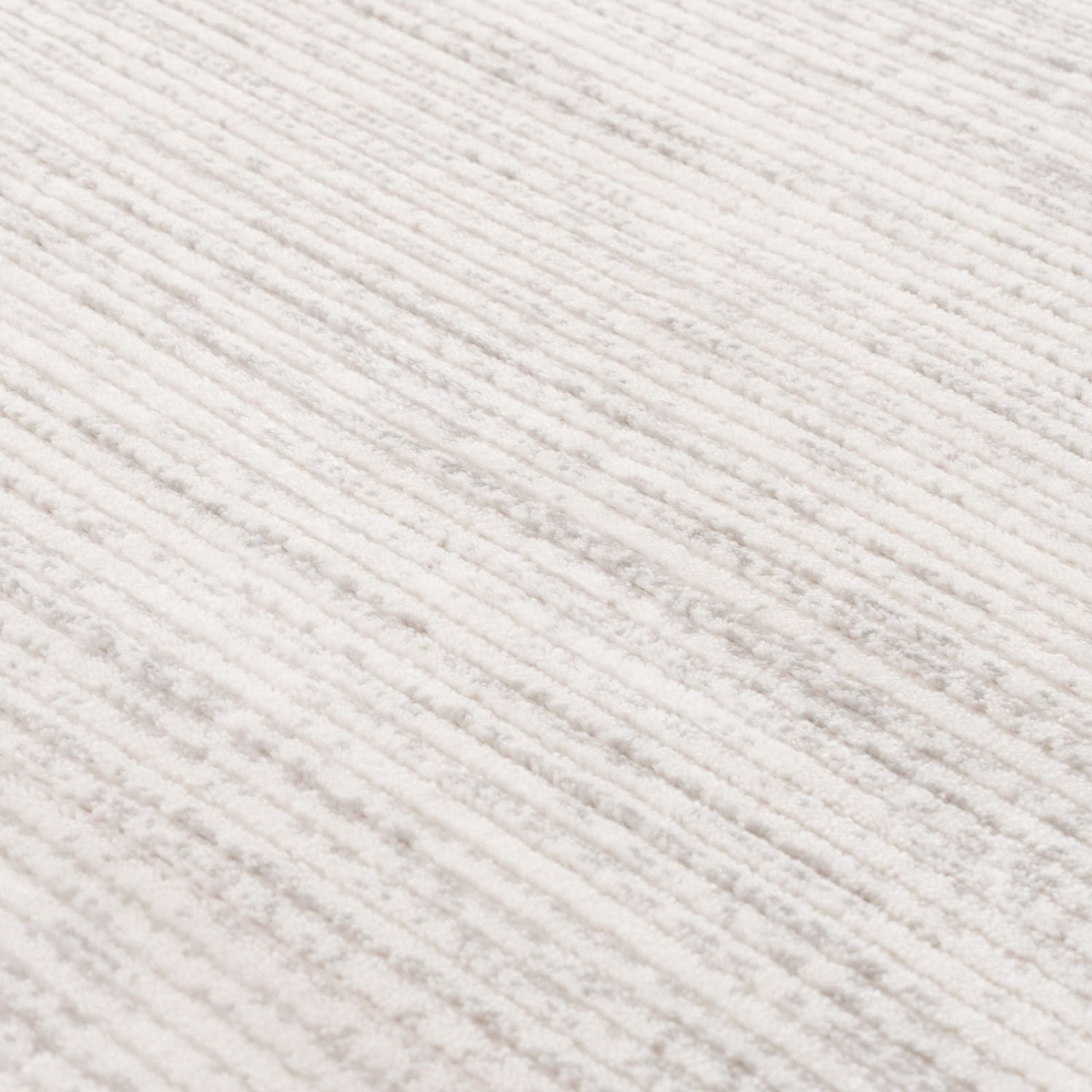 Carmel Cream-Grey Striped Rug | 6010
