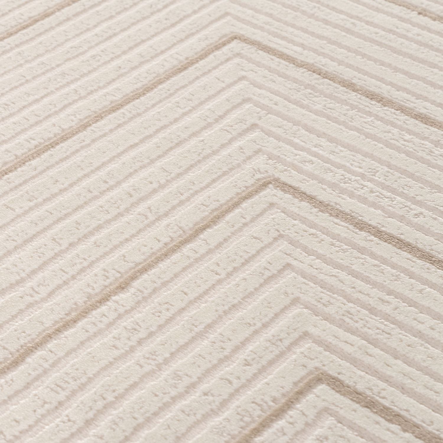 Carmel Cream-Beige Geometric Rug | 6040