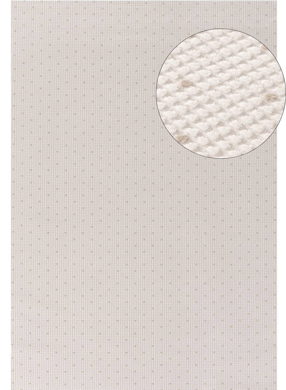 Carmel Cream-Beige Dots Rug – 6080