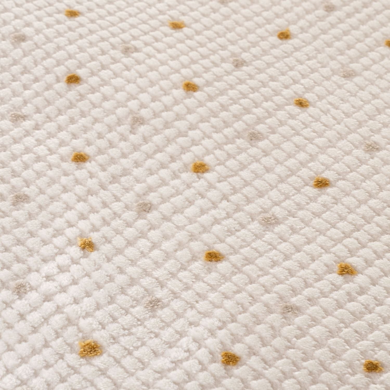 Carmel Cream-Gold Dots Rug | 6080
