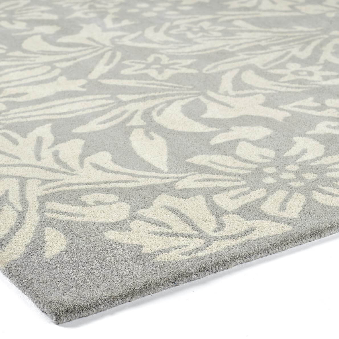 Heritage Lavender Floral Wool Rug