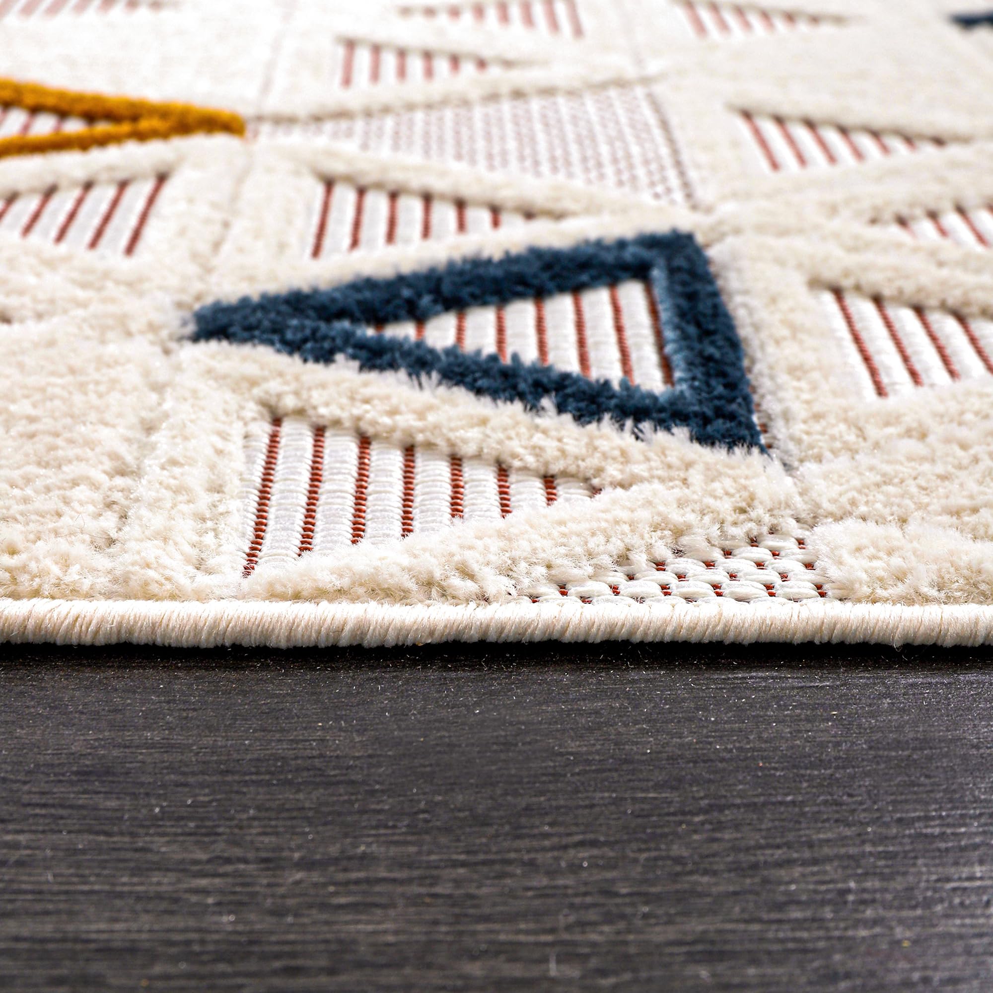 Netline Home RUGS DEPOT Area Rug for Living Room, Bedroom & Hallway β Soft & Durable Low Pile Area Rugs β Bohemian, Aztec & Boho Style β Pet & Kid-Friendly, Ideal for High-Traffic Areas (Copy)