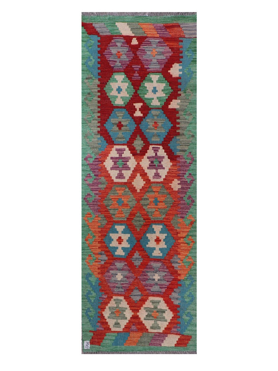 Maimana Afghanistan Kilim Runner - 237 x 79 cm