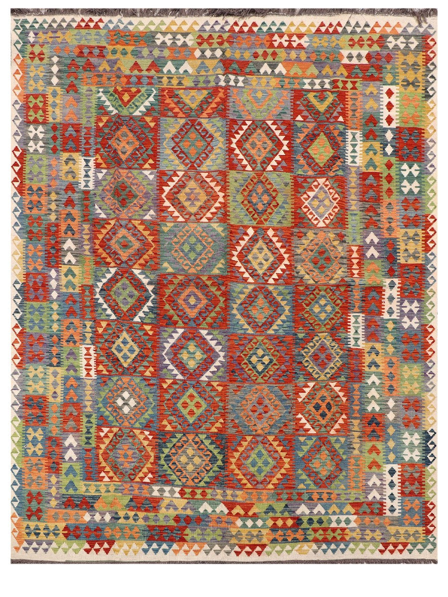 Maimana Afghanistan Kilim Rug - 389 x299 cm