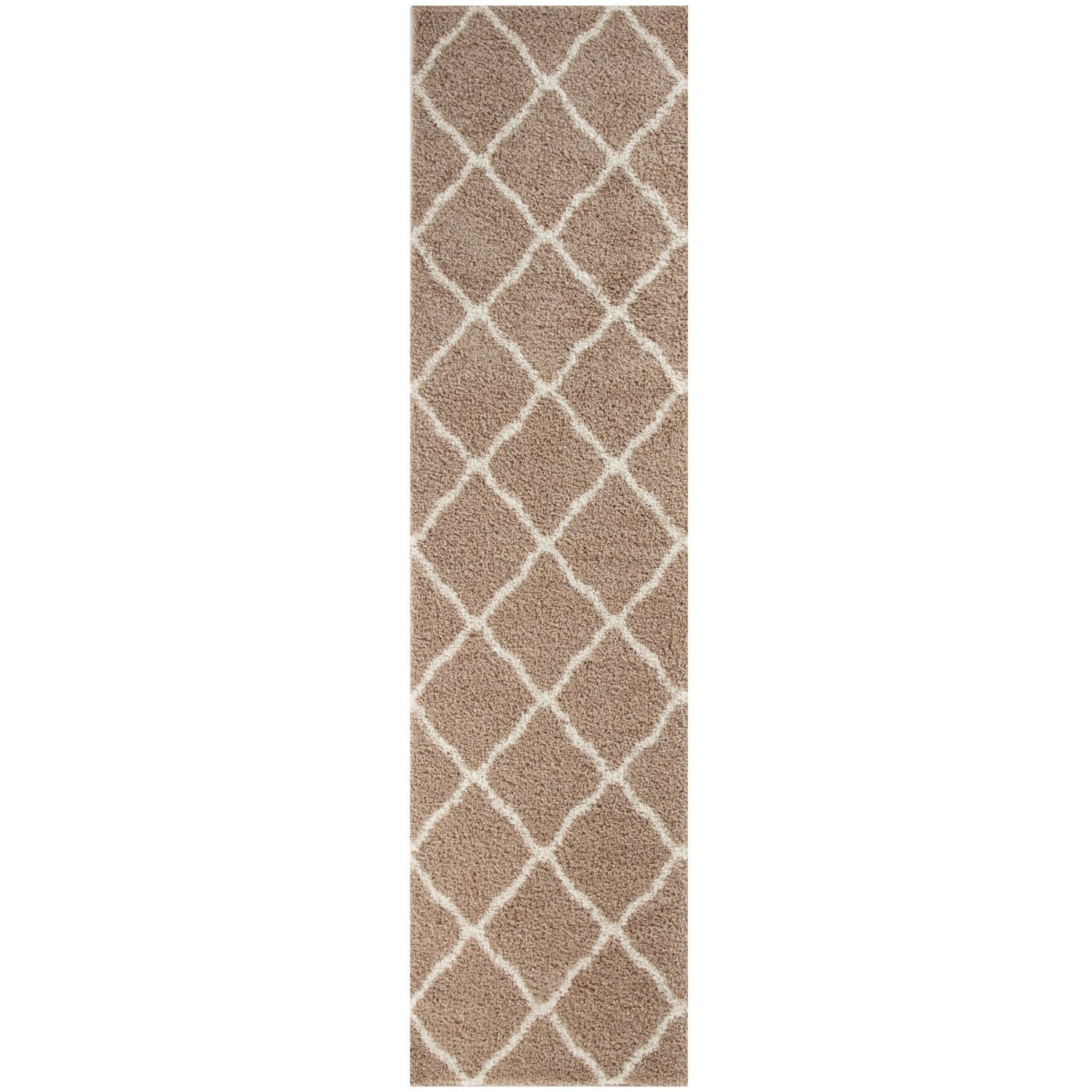 Moroccan Beige Shaggy Rug | 720