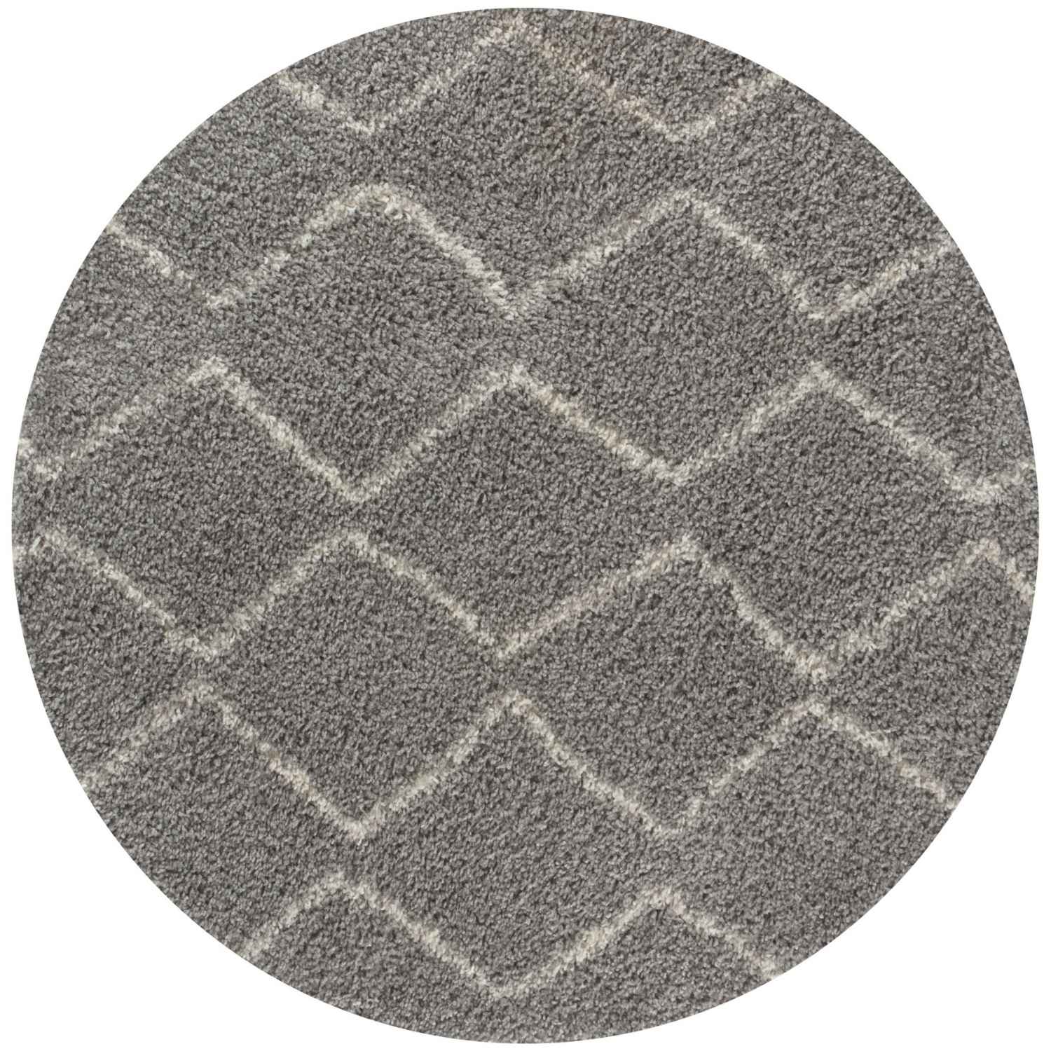 Moroccan Grey Shaggy Rug | 810