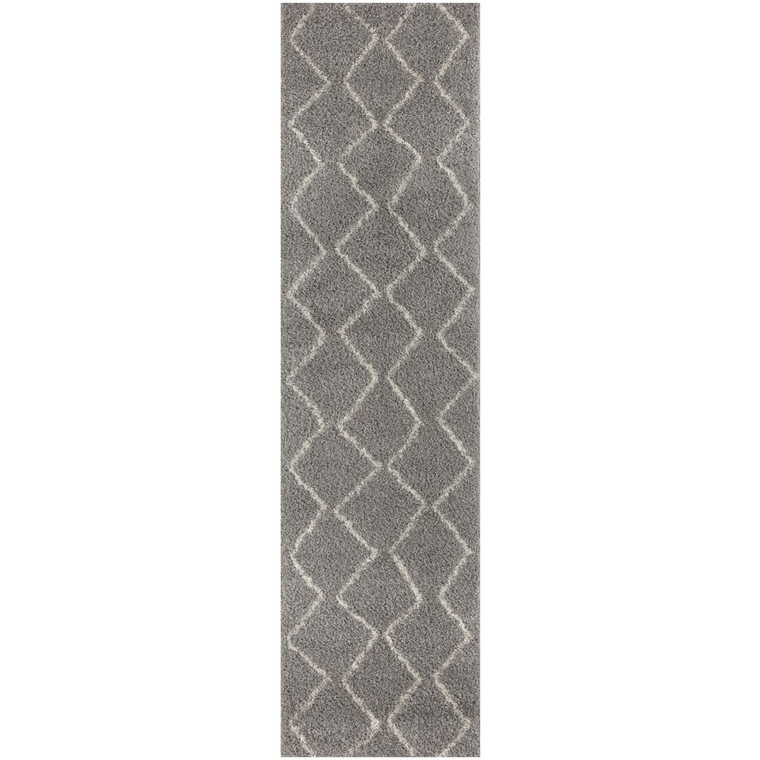 Moroccan Grey Shaggy Rug | 810