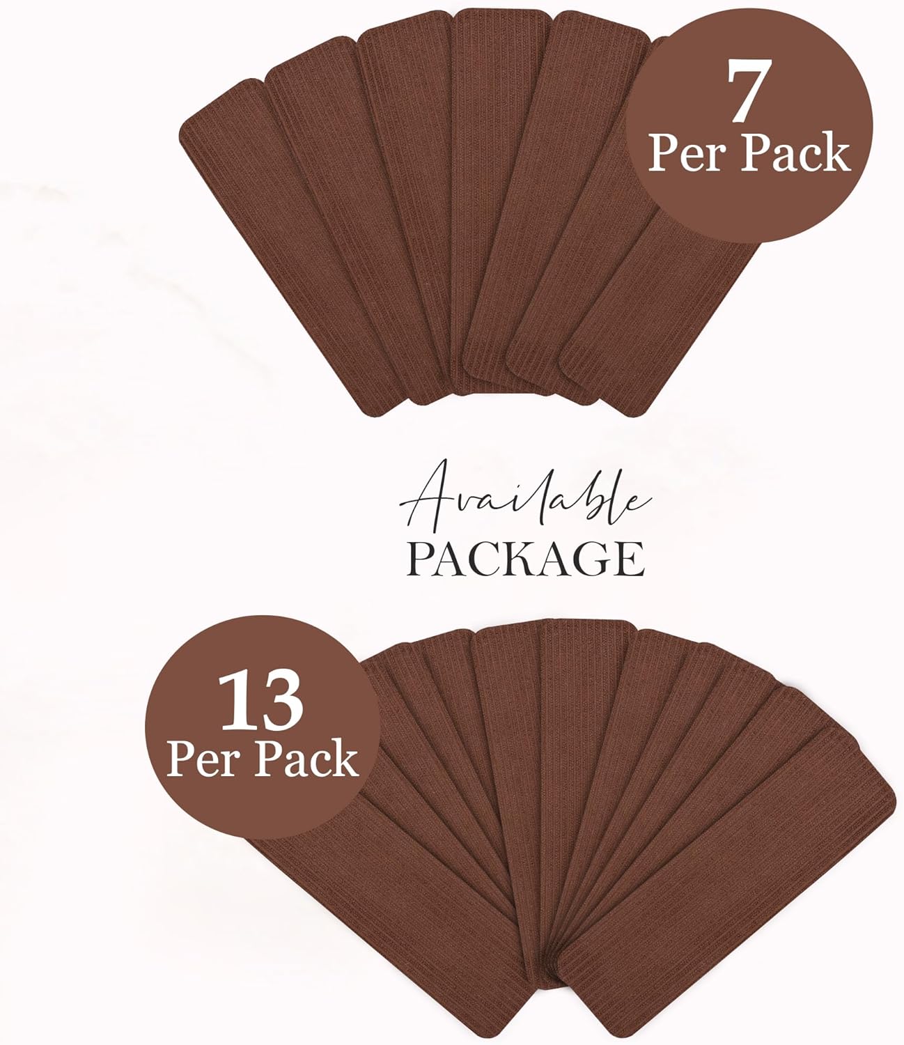 Non-Slip Carpet Stair Treads (7 Pack) - Easy Installation - Safety Protection Anti-Skid Rug Pads for Kids and Pets - Self-Adhesive Step Mats for Stairs β 20 x 76 cm (7, BROWN)