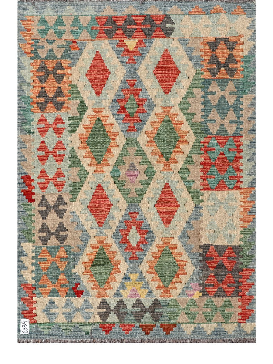 Maimana Afghanistan Kilim Rug - 149 x103 cm