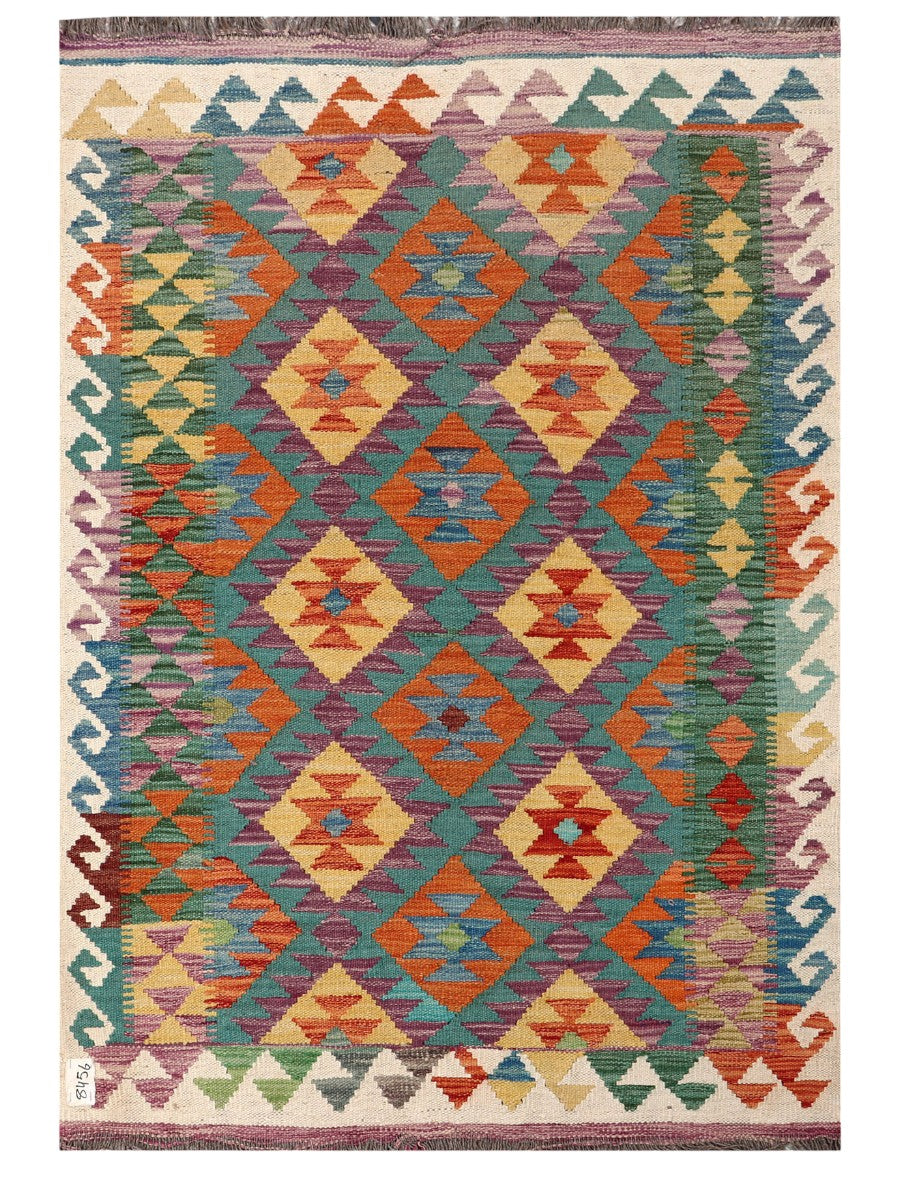 Maimana Afghanistan Kilim Rug - 148 x105 cm
