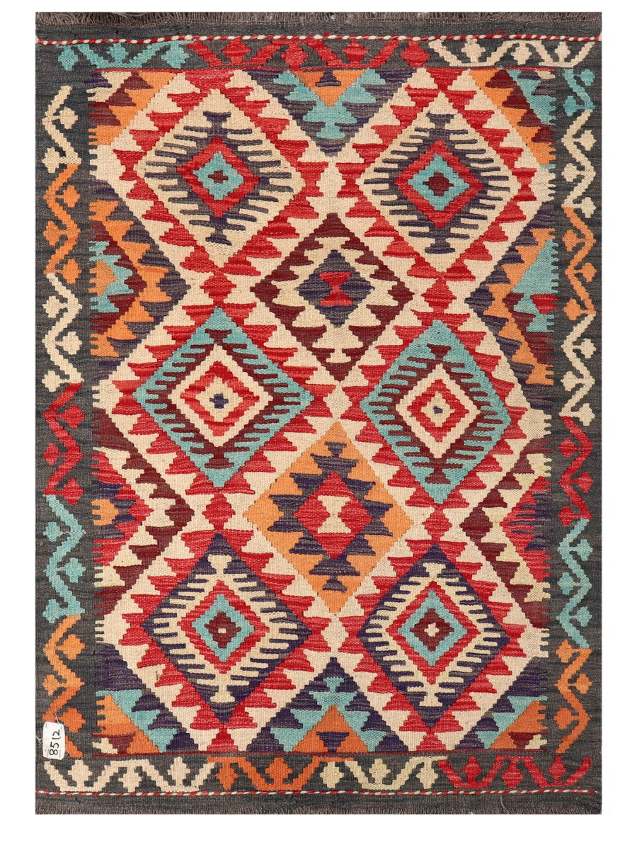 Maimana Afghanistan Kilim Rug - 133 x94 cm