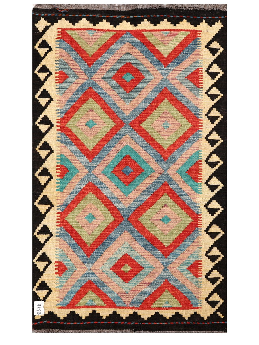 Maimana Afghanistan Kilim Rug - 135 x 80 cm