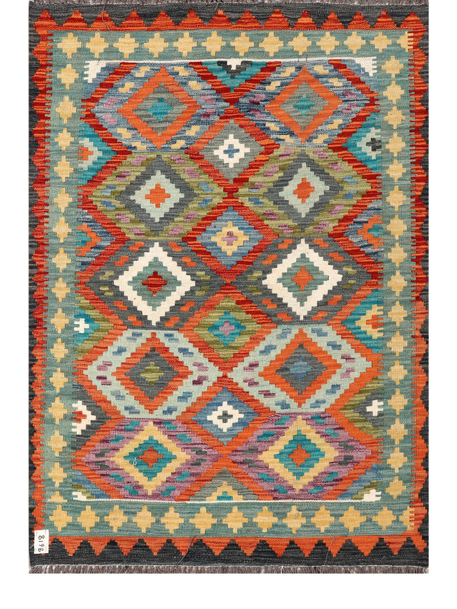 Maimana Afghanistan Kilim Rug - 149 x104 cm