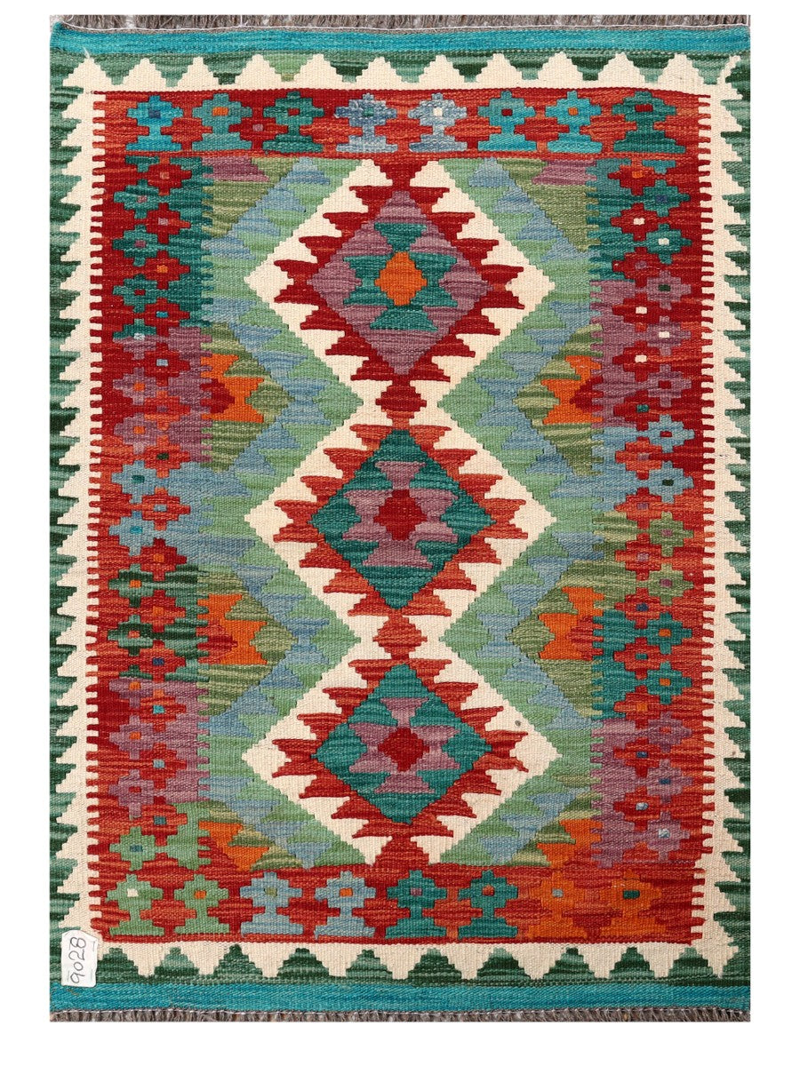 Maimana Afghanistan Kilim Rug - 115 x 80 cm