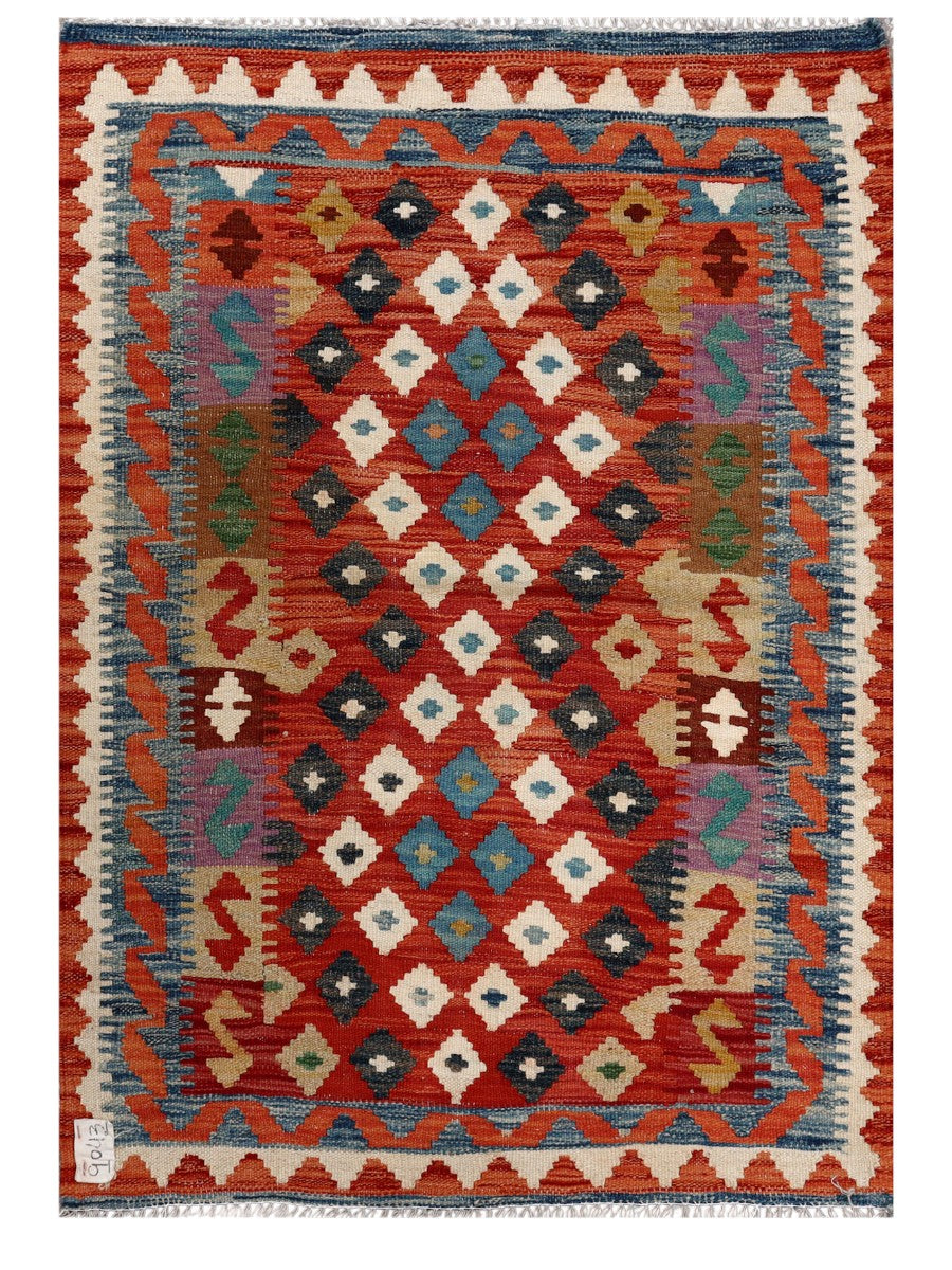 Maimana Afghanistan Kilim Rug - 115 x 80 cm