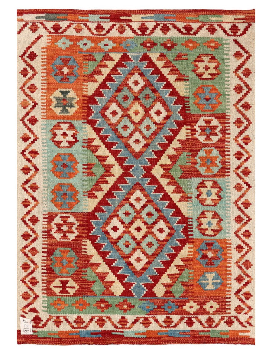 Maimana Afghanistan Kilim Rug - 115 x 80 cm