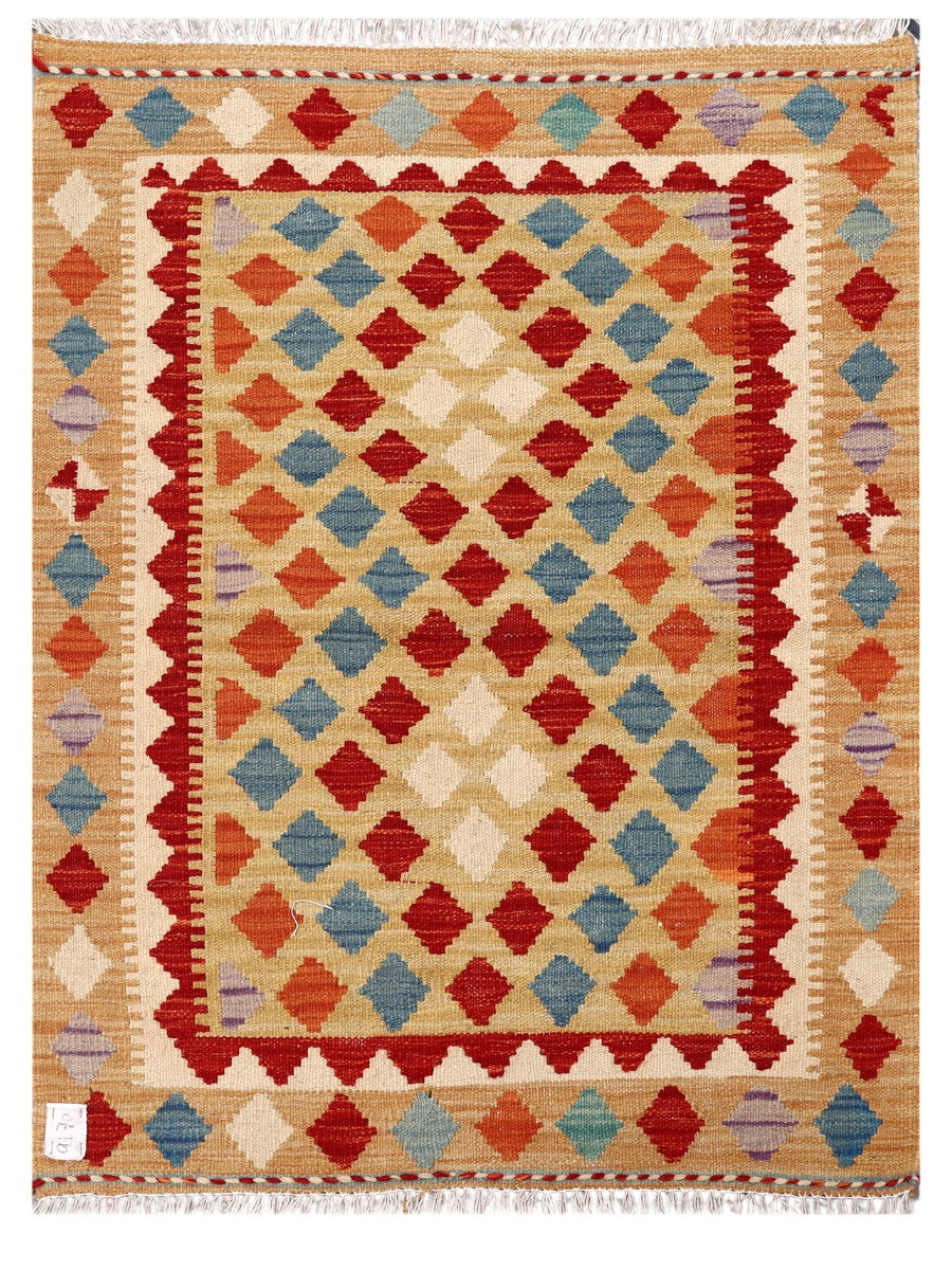 Maimana Afghanistan Kilim Rug - 113 x 84 cm