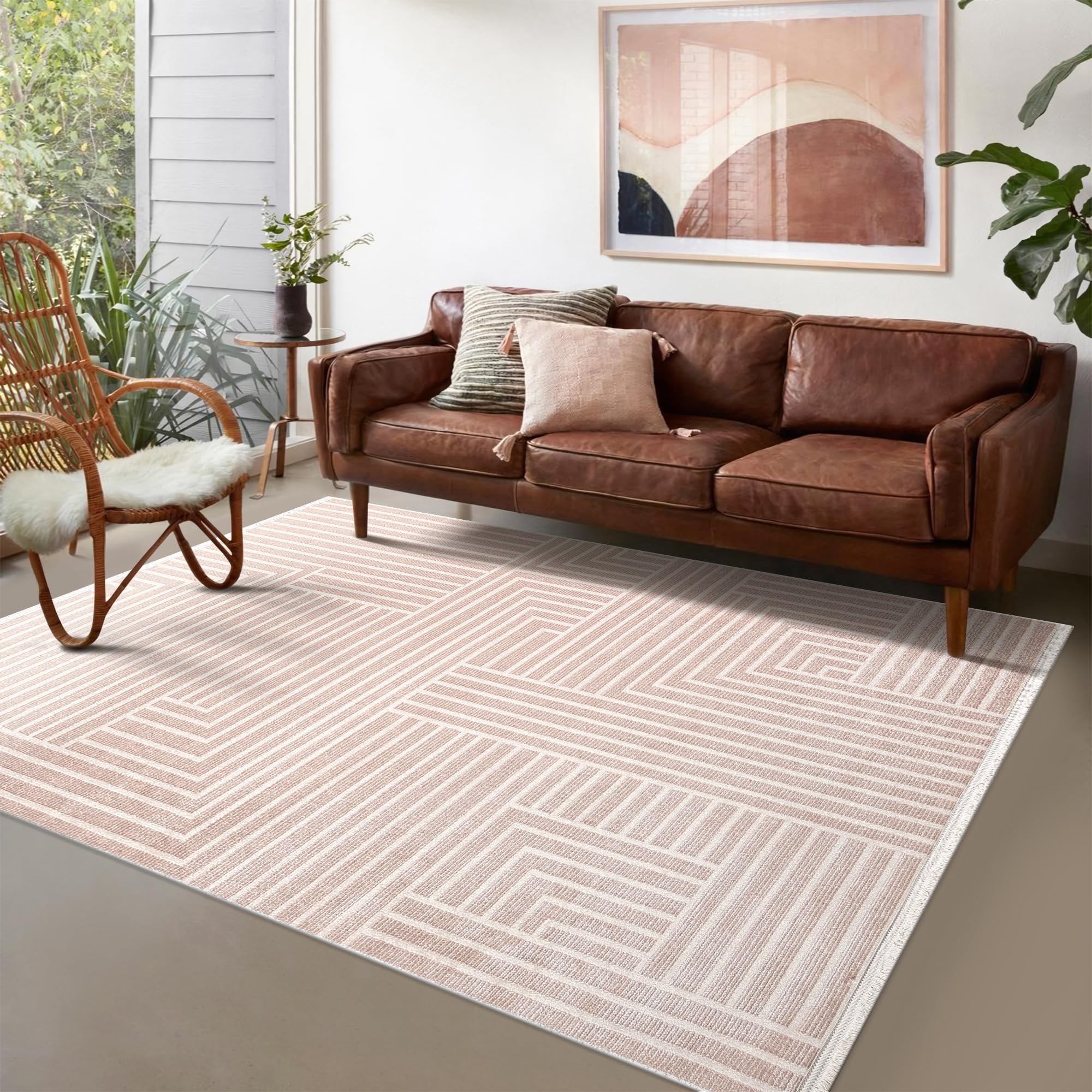 Area Rug for Living Room β Soft Plush Area Rug, Modern Carpet for Bedroom & Home | Non-Shedding, Shed-Resistant Large Area Rugs for Living Room, Hallway & Office (LIGHT GRAY, 160X230)