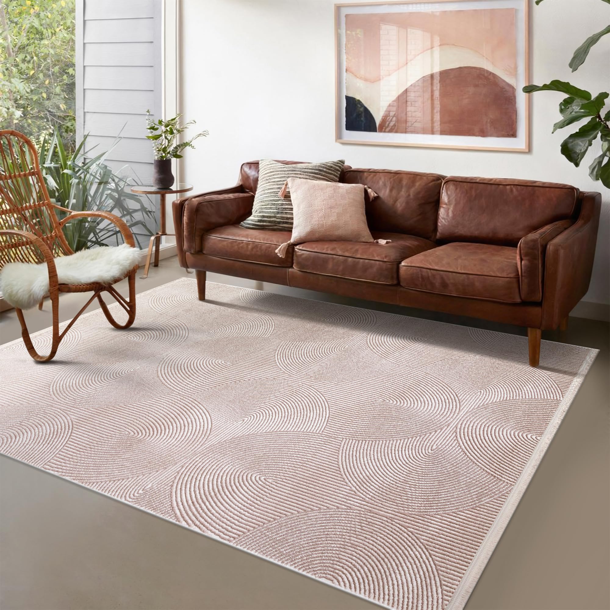 Area Rug for Living Room β Soft Plush Area Rug, Modern Carpet for Bedroom & Home | Non-Shedding, Shed-Resistant Large Area Rugs for Living Room, Hallway & Office (LIGHT GRAY, 160X230)