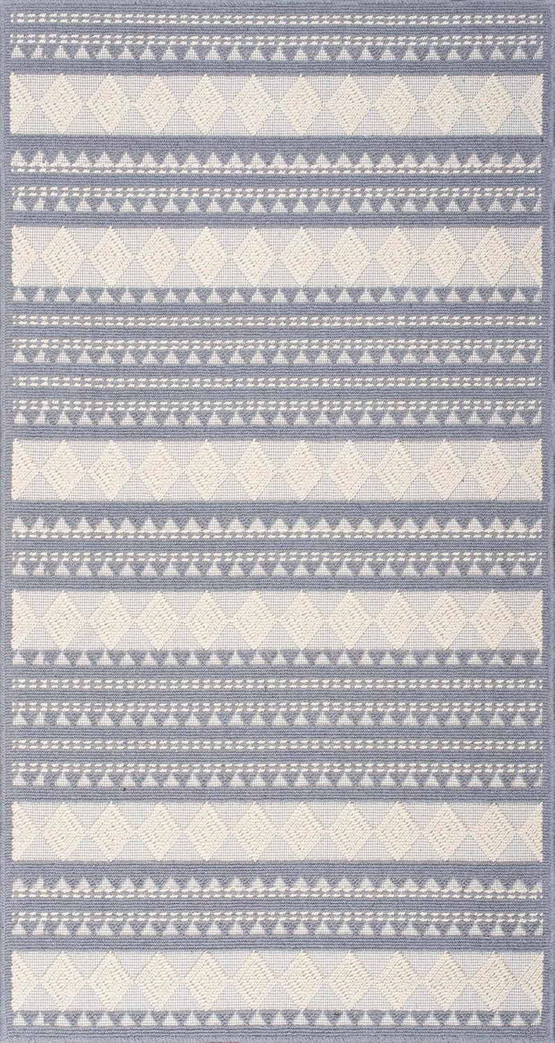 Rugs Living Room - Washable Rug - Area Rug - Non-Slip Rugs Carpet - 100% Cotton - Vintage Rug for Living Room Bedroom Kitchen - Kid and Pet Friendly Rug - Boho Rug (GREY RUG, 80X150 CM)