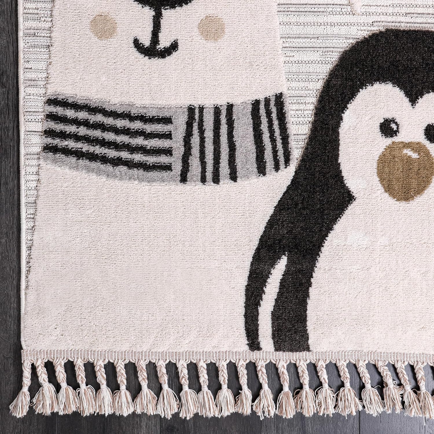 Kids Rug β Soft & Playful Area Rug for Children's Room, Nursery & Playroom | Non-Shedding, Hypoallergenic, Pet-Friendly & Durable | Cute Cartoon Designs for Kids (SOFT GRAY, 200X290)