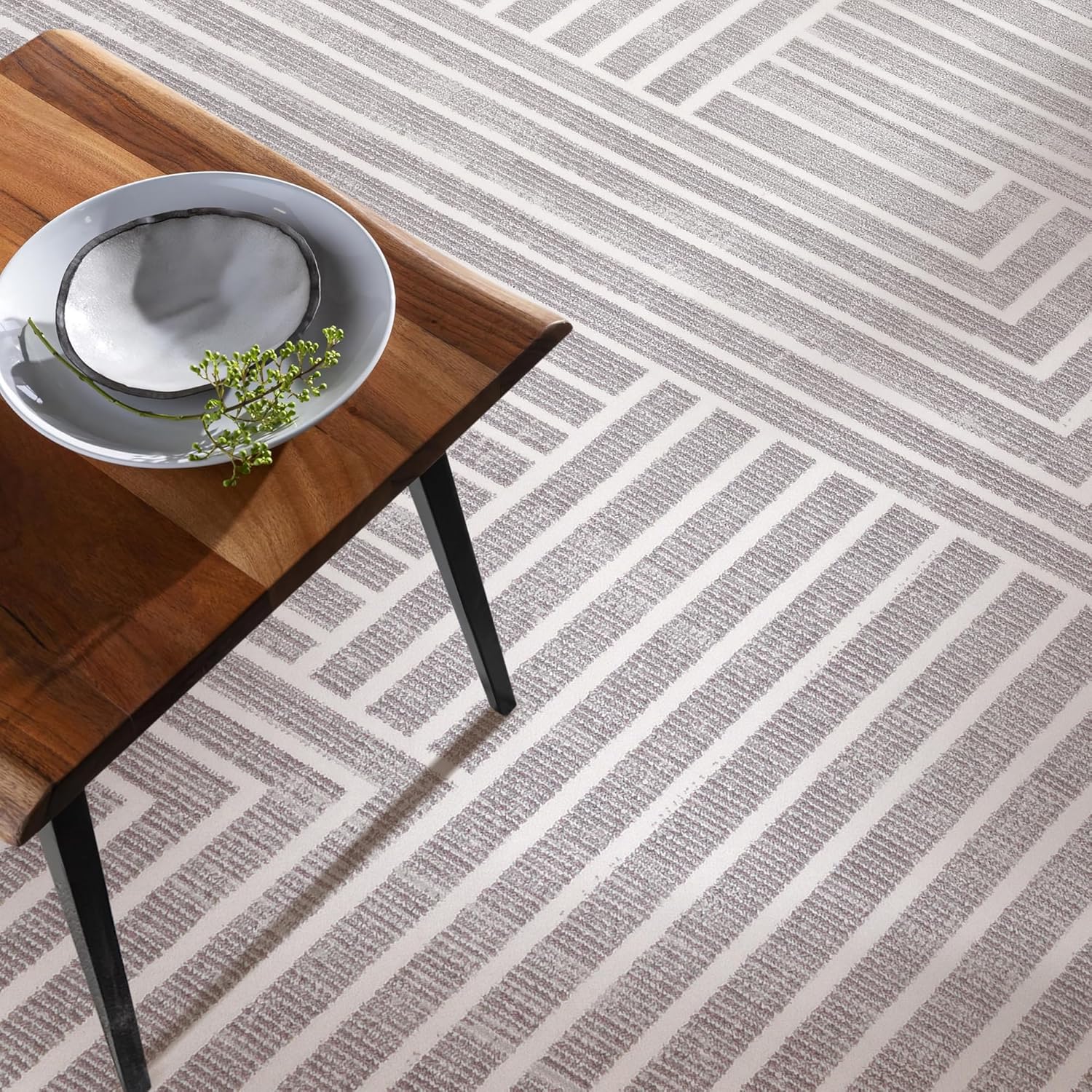 Area Rug for Living Room β Soft Plush Area Rug, Modern Carpet for Bedroom & Home | Non-Shedding, Shed-Resistant Large Area Rugs for Living Room, Hallway & Office (LIGHT GRAY, 160X230)