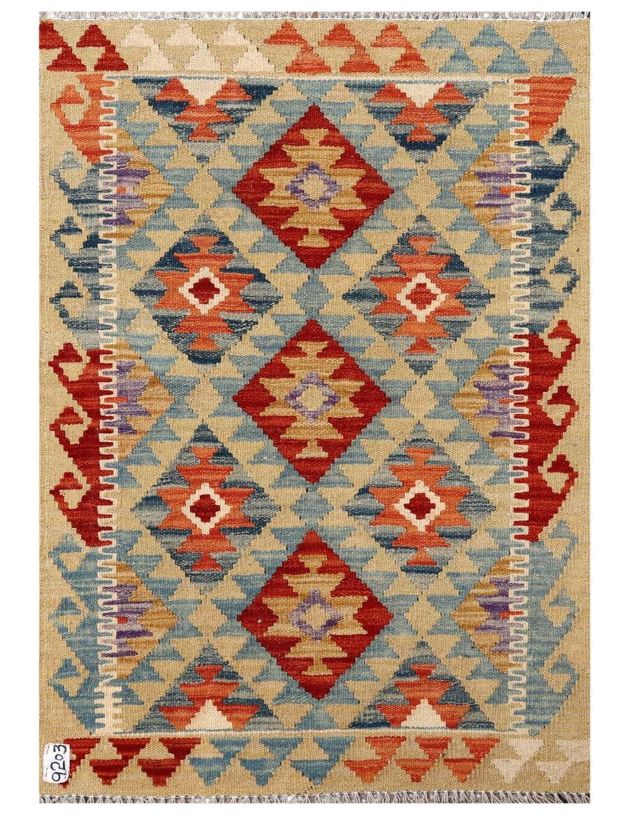 Maimana Afghanistan Kilim Rug - 115 x 80 cm